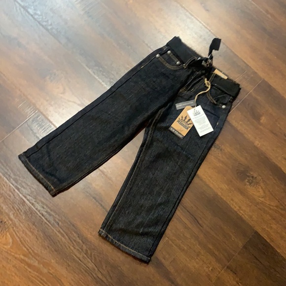 New BOY’S M. Gordon Black DENIM JEANS STRAIGHT LEG - Picture 2 of 14